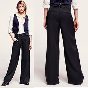 NWT - Free People Camille Belted Wideleg Pant